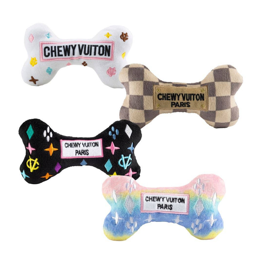 Haute Diggity Dog - Chewy Vuiton Bones Dog Toy - Exceptional Equestrian 