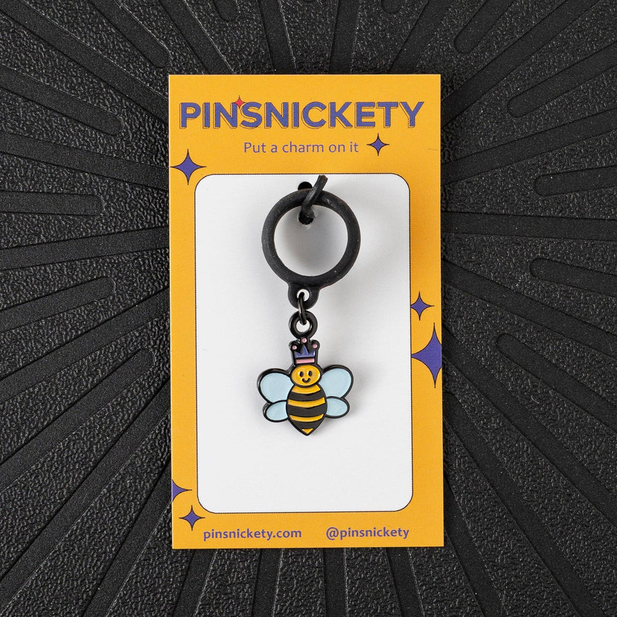Pinsnickety - Queen Bee Crop Charm