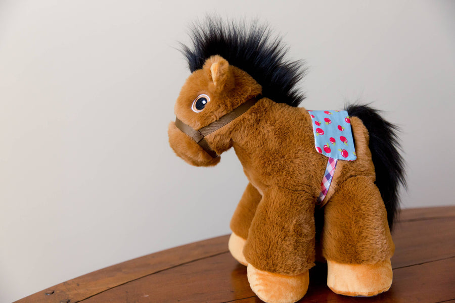 Piccoli Horses - WESTERN - CLASSIC PLUSH PONY - Cocoa
