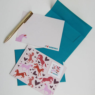 Hunt Seat Paper Co. - I Love Horses Notecards