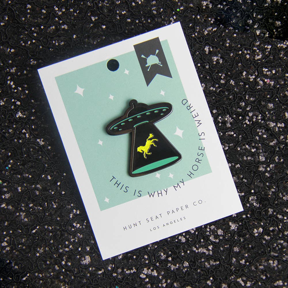 Hunt Seat Paper Co. - Abduction Pony Pin - Equestrian gifts for horse lovers