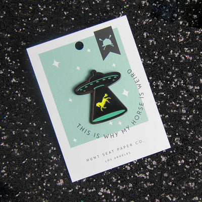 Hunt Seat Paper Co. - Abduction Pony Pin - Equestrian gifts for horse lovers