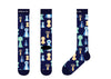 Kathryn Lily Equestrian - Navy Ribbons Child Boot Socks