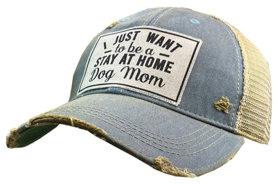 Vintage Life - I Just Want To Be A Stay At Home Dog Trucker Baseball Cap - Exceptional Equestrian