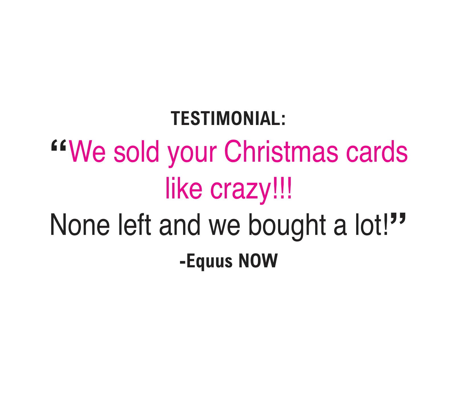 Horse Hollow Press - Horse Christmas Card / Santa Knows / Holiday Greeting Card