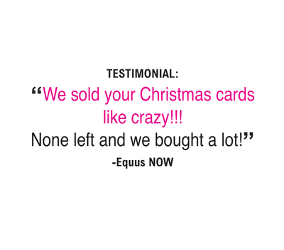 Horse Hollow Press - Horse Christmas Card / OMG Elf / Holiday Greeting Card