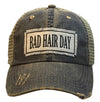 Vintage Life - Bad Hair Day Distressed Trucker Hat Baseball Cap - Exceptional Equestrian