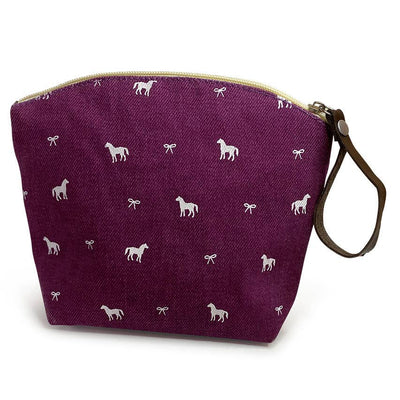 Spiced Equestrian - Pony Print Makeup Bag