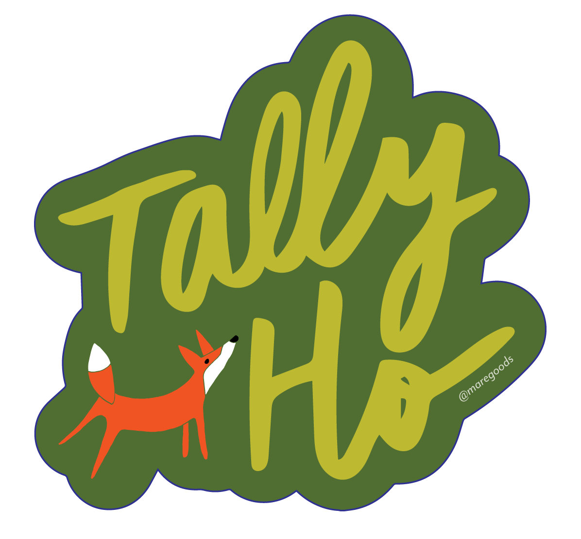 Mare Modern Goods - Tally-Ho Sticker