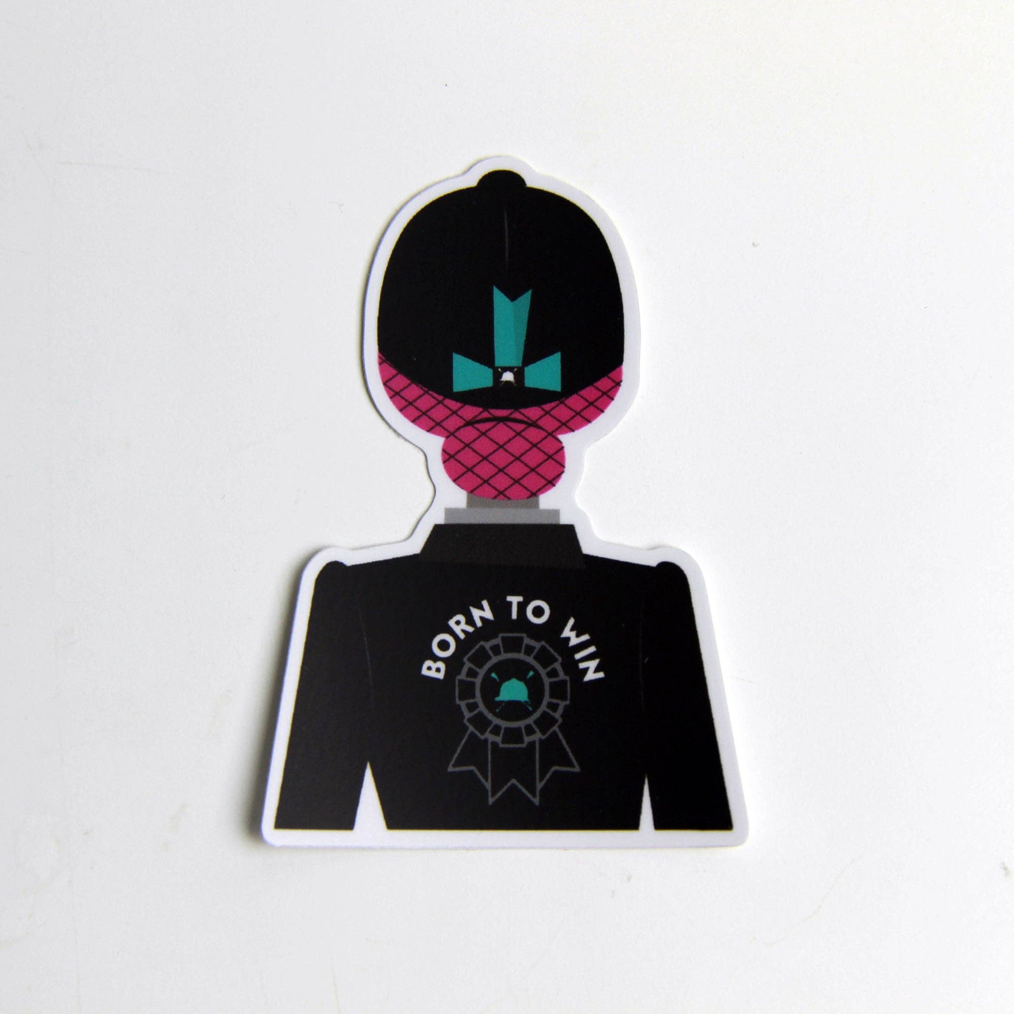 Hunt Seat Paper Co. - Born To Win Equestrian Horse Sticker - Equestrian Gifts