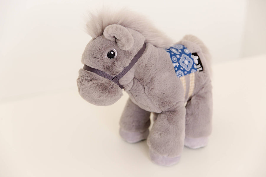 Piccoli Horses - WESTERN CLASSIC PLUSH HORSE - Grigio - Exceptional Equestrian 
