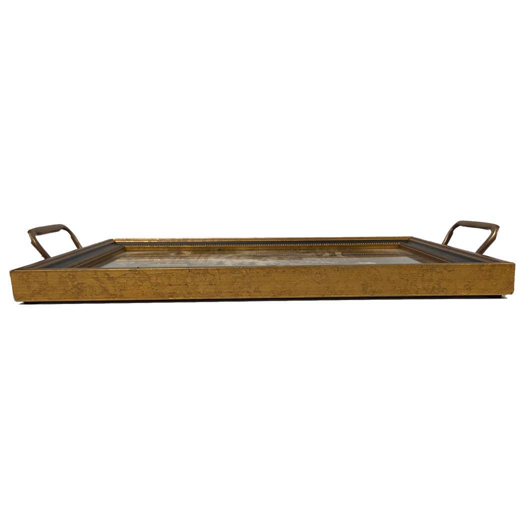 Madison Bay Co. - Historical Home Decor Reproductions - Saddled Horse Tray w/ Brass Handles