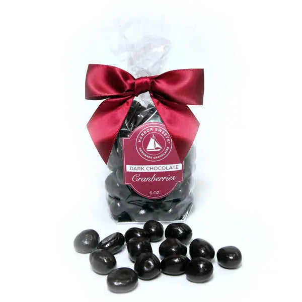 Harbor Sweets - Dark Chocolate Covered Cranberries - 6 oz