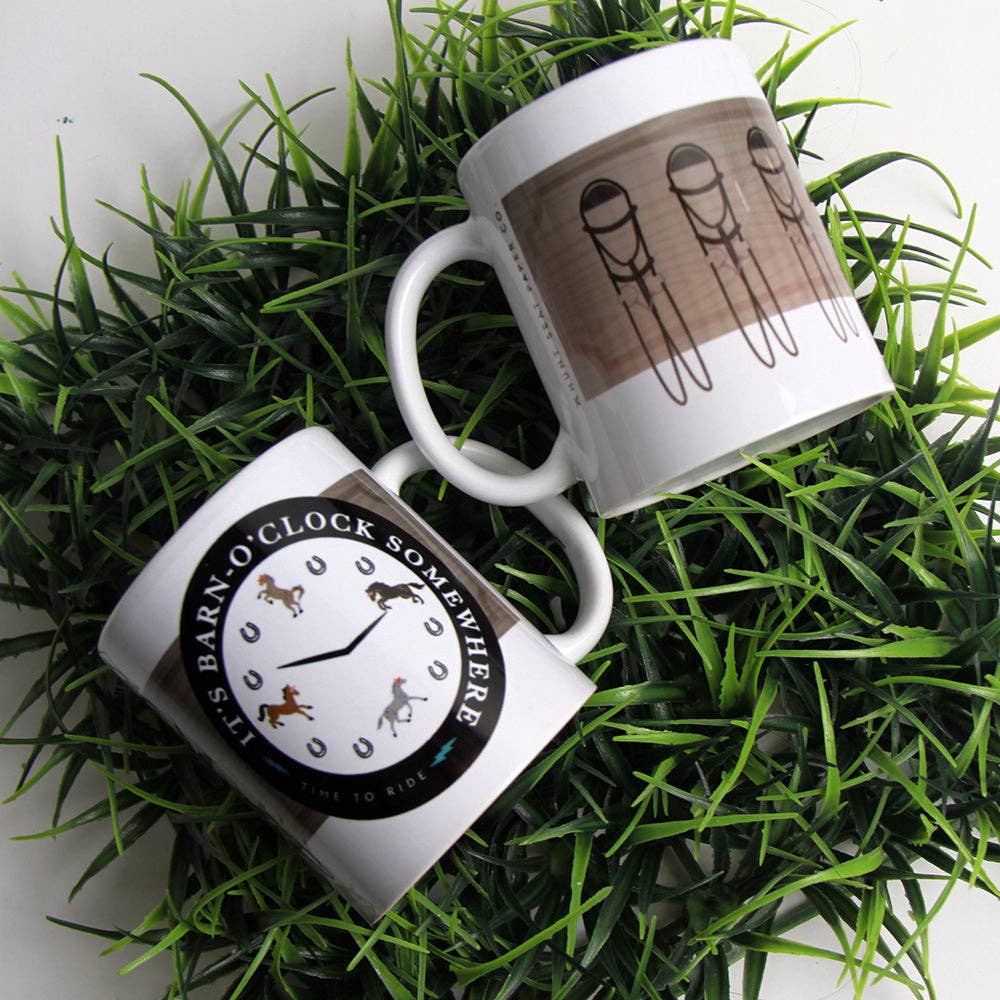 Hunt Seat Paper Co. - Barn O'Clock Coffee Mug