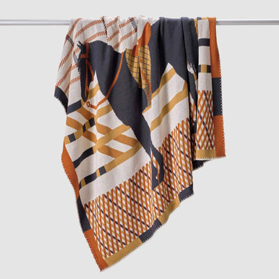 In2Green - Equestrian Cheval Throw Blanket