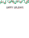 Horse Hollow Press - Horse Boxed Christmas Cards / Horse Shoe Tree / 8 Holiday