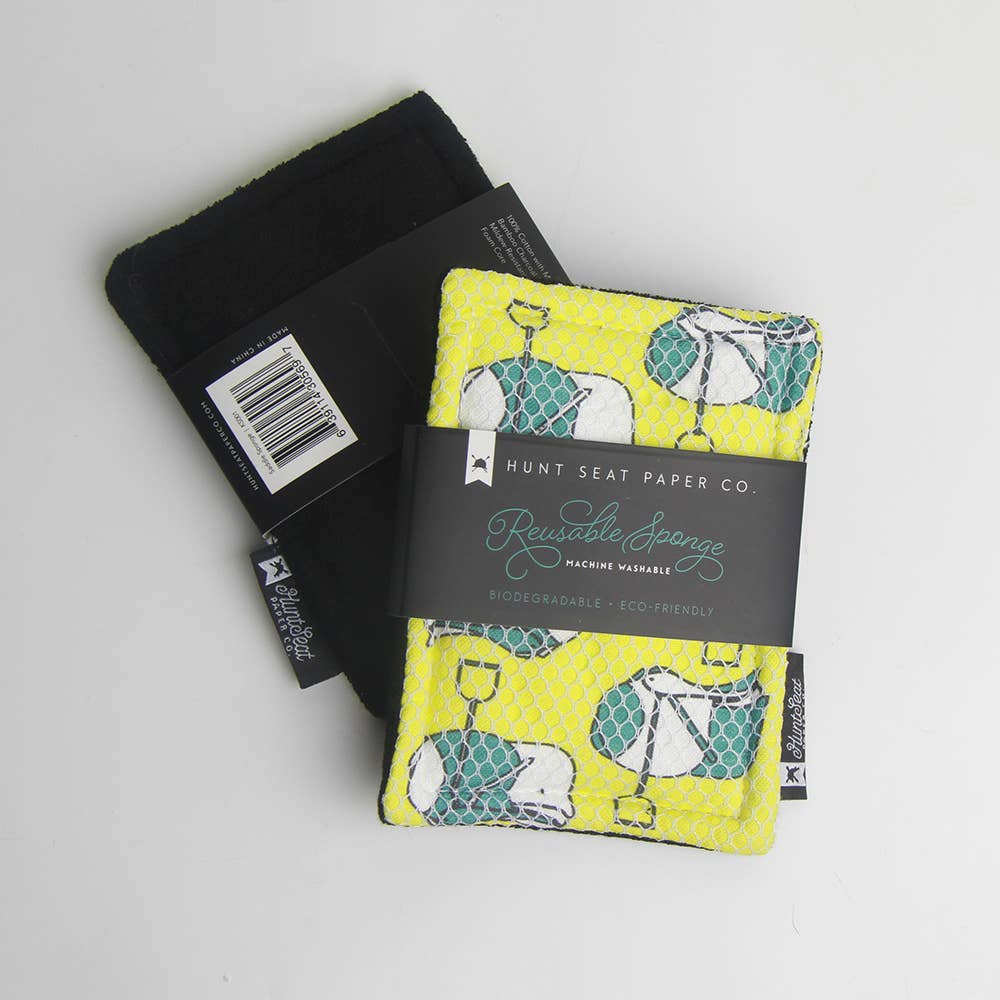 Hunt Seat Paper Co. - Jump Saddles Reusable Sponge - Equestrian Horse Sponge
