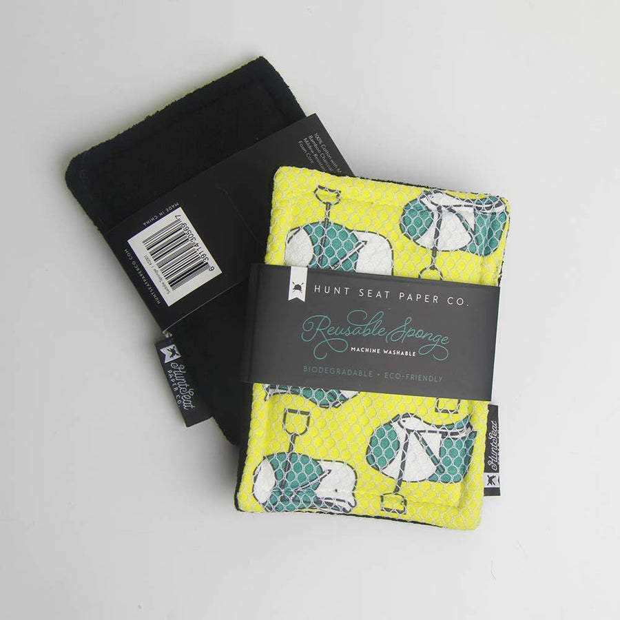 Hunt Seat Paper Co. - Jump Saddles Reusable Sponge - Equestrian Horse Sponge