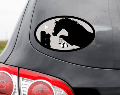 Horse Hollow Press - Oval Equestrian Horse Sticker: Eventer - Exceptional Equestrian