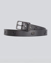 YAGYA - Leather Buckle Belt Black