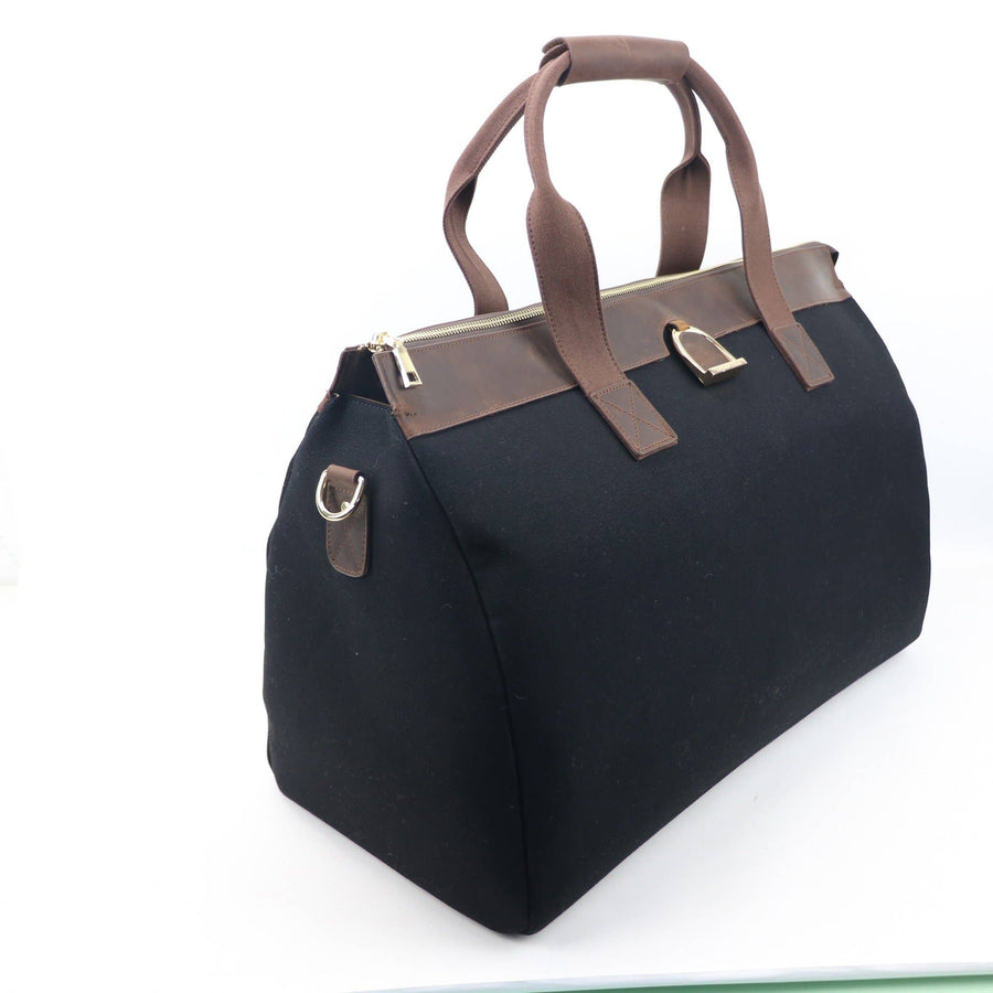 Oakbark & Chrome - Weekender Bag In Havana & Black - Exceptional Equestrian 