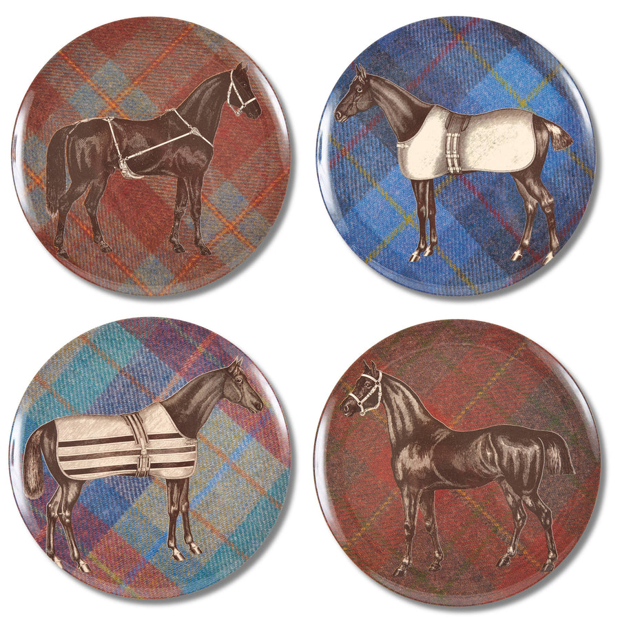 THOMASPAUL - EQUUS TWEED SIDE PLATES SET/4