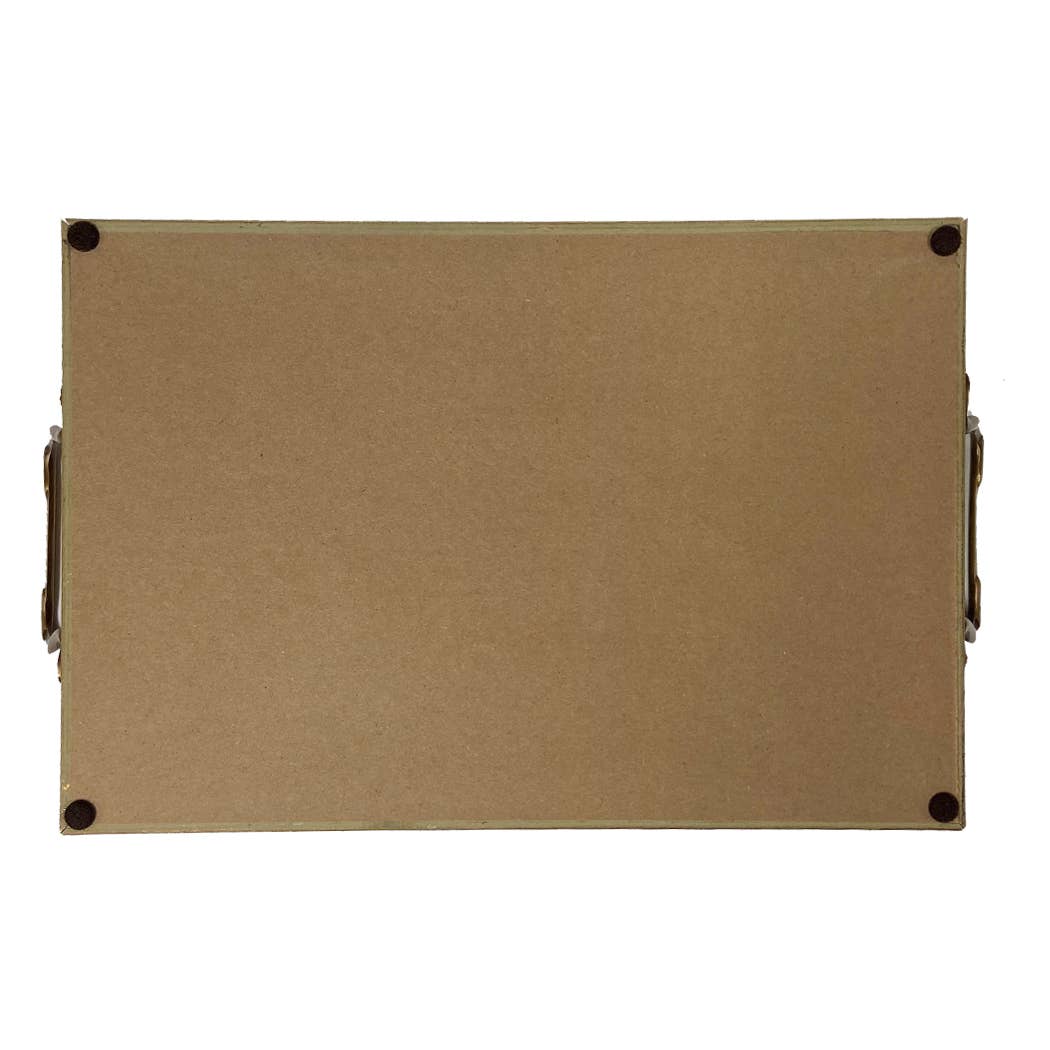 Madison Bay Co. - Historical Home Decor Reproductions - Saddled Horse Tray w/ Brass Handles
