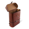 Vagabond House - Premium Genuine Leather Double Wine Bottle Carrier / Tote with Bit Design