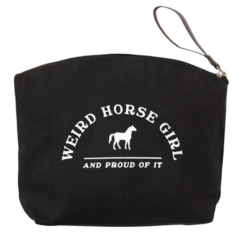 Spiced Equestrian - Weird Horse Girl Makeup Bag - Exceptional Equestrian