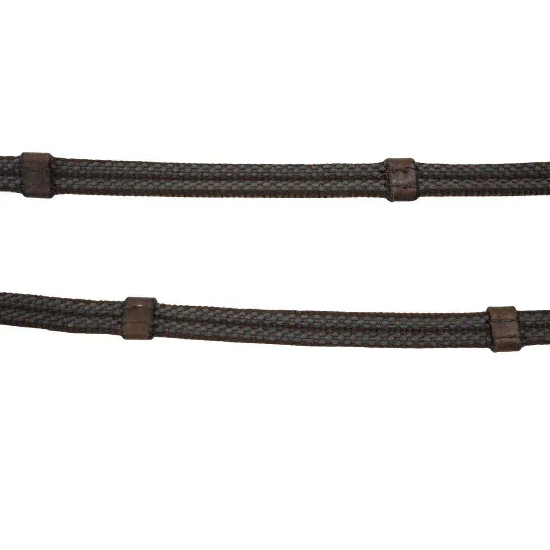 Correct Connect Sure Grip Rubber CURB Reins with 4" Rein Stops