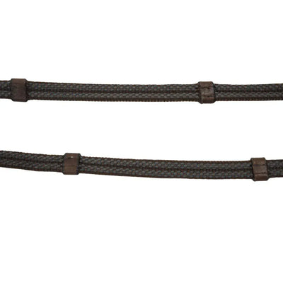 Correct Connect Sure Grip Rubber CURB Reins with 4" Rein Stops