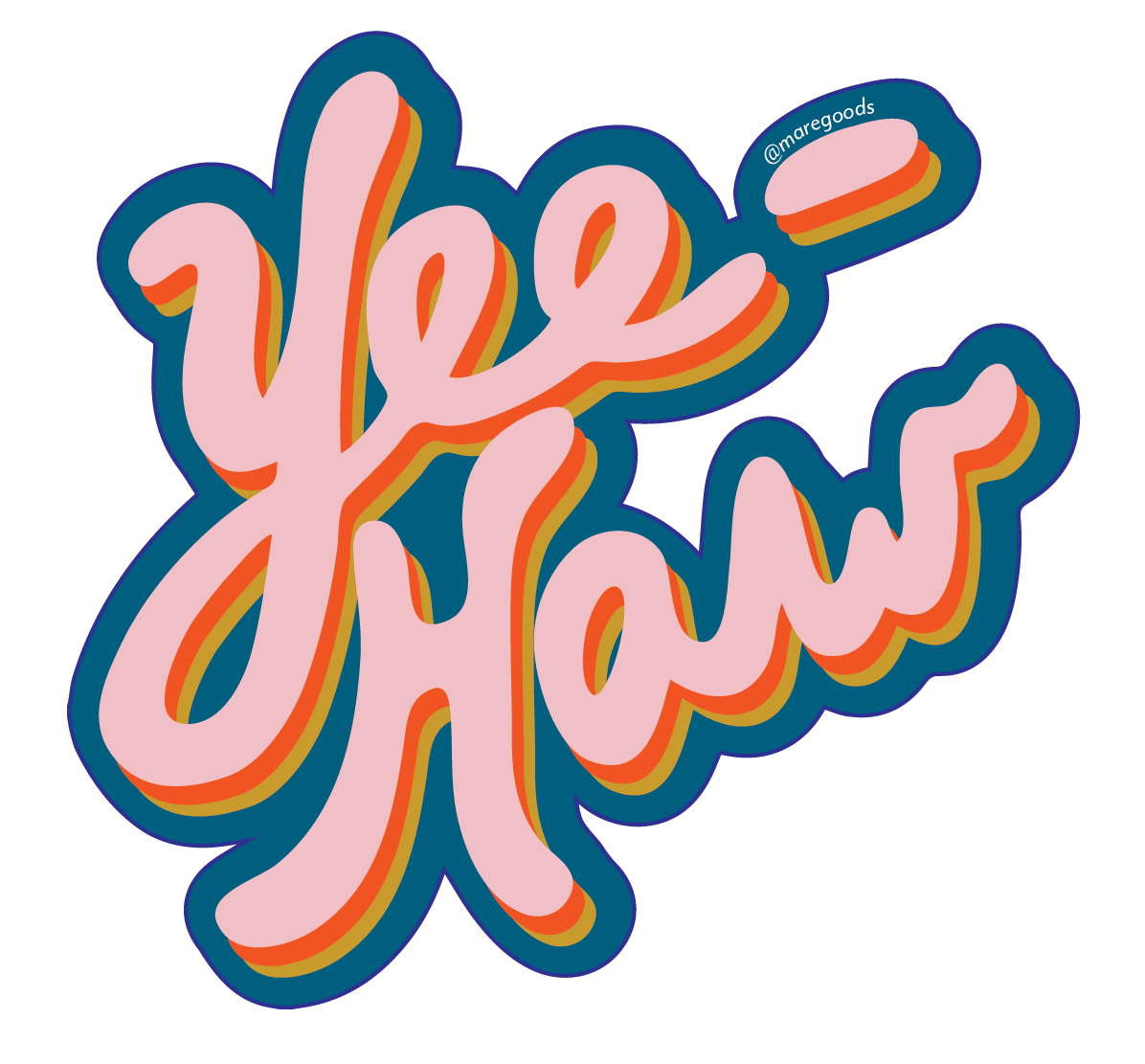 Mare Modern Goods - YeeHaw Sticker