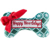 Haute Diggity Dog - Happy Howlidays Bone - Stocking Stuffer Christmas Dog Toy