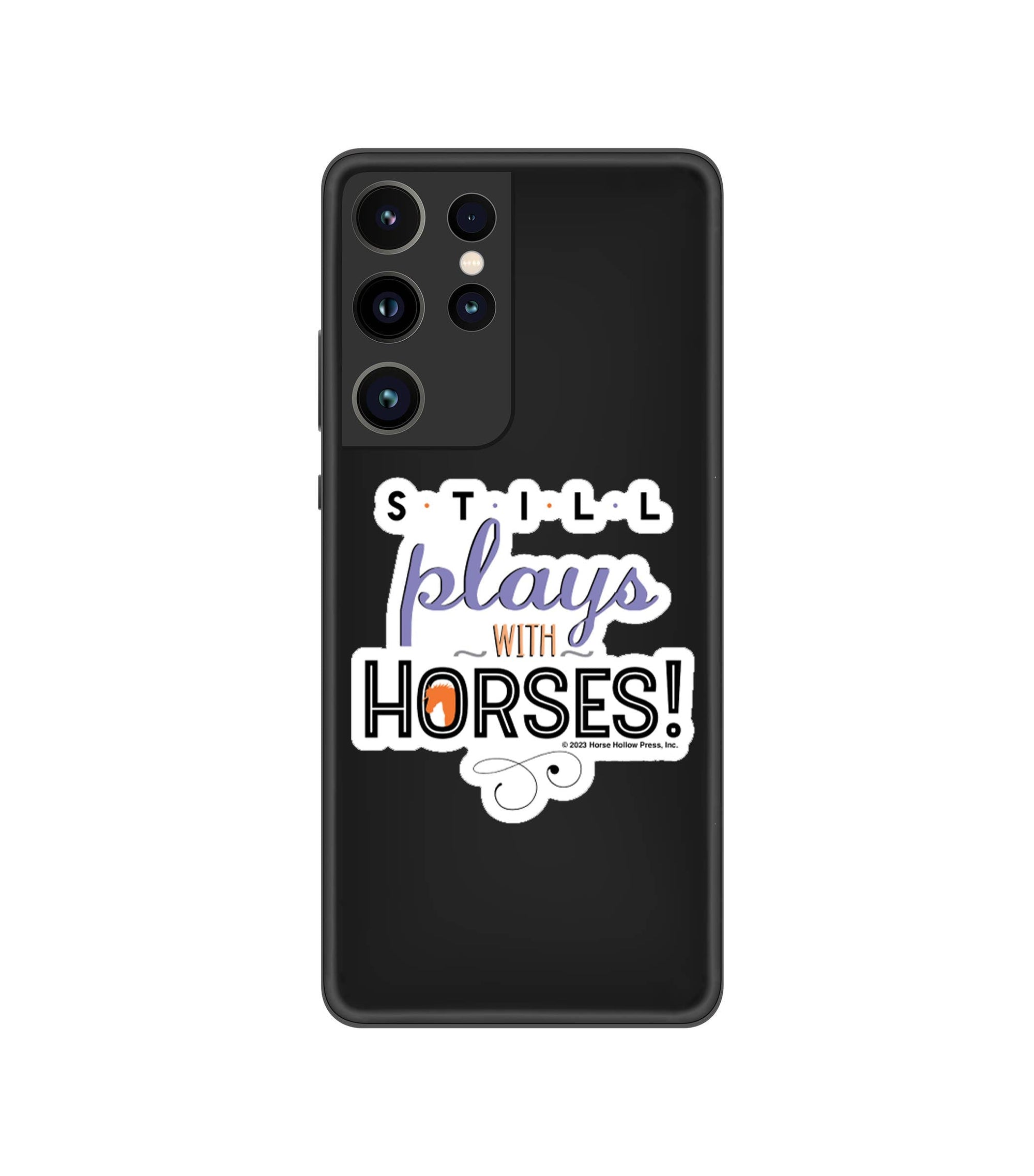 Horse Hollow Press - 3" Waterproof Still Plays with Horses Funny Sticker