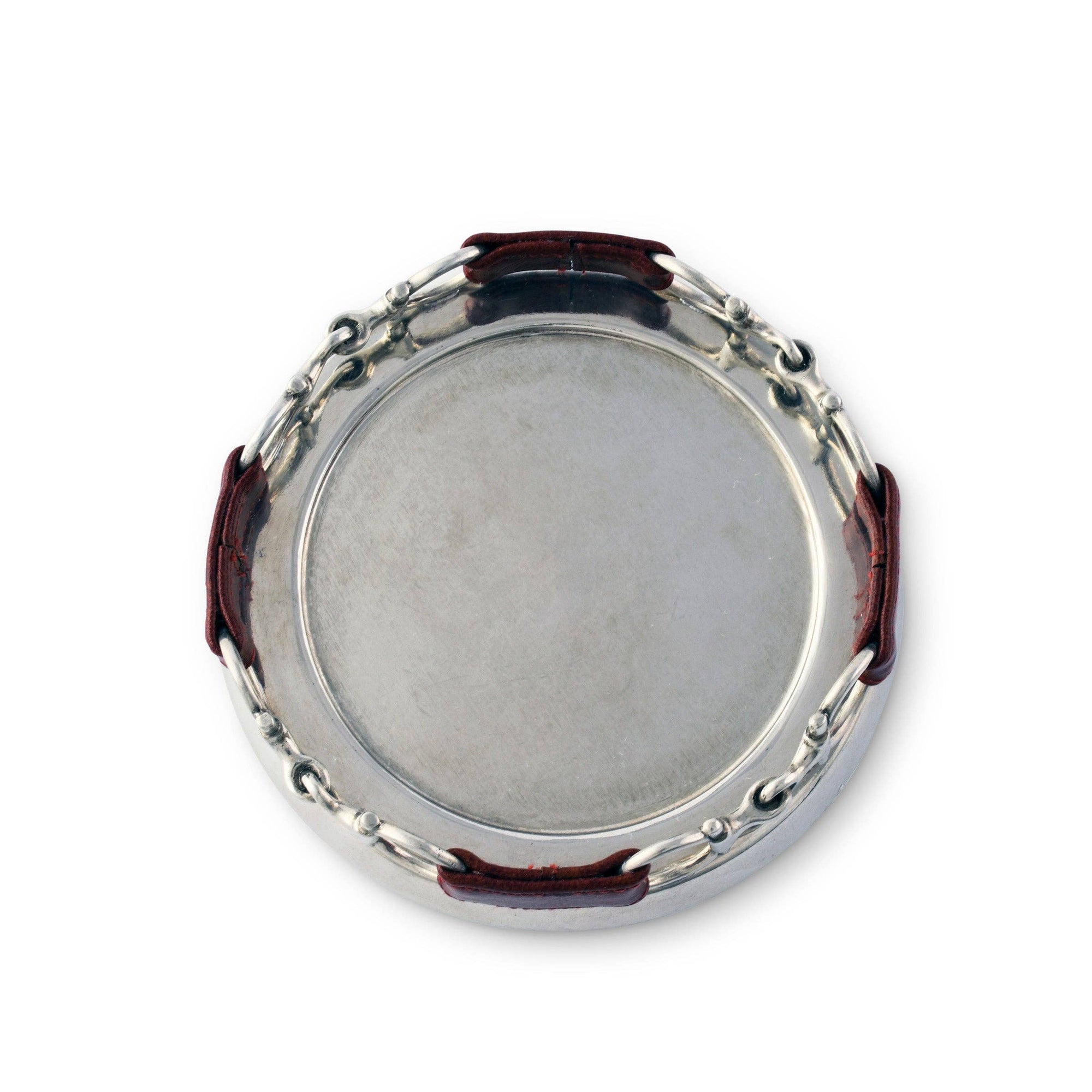 Vagabond House - Equestrian Horse Bit Leather Wine Coaster - Exceptional Equestrian