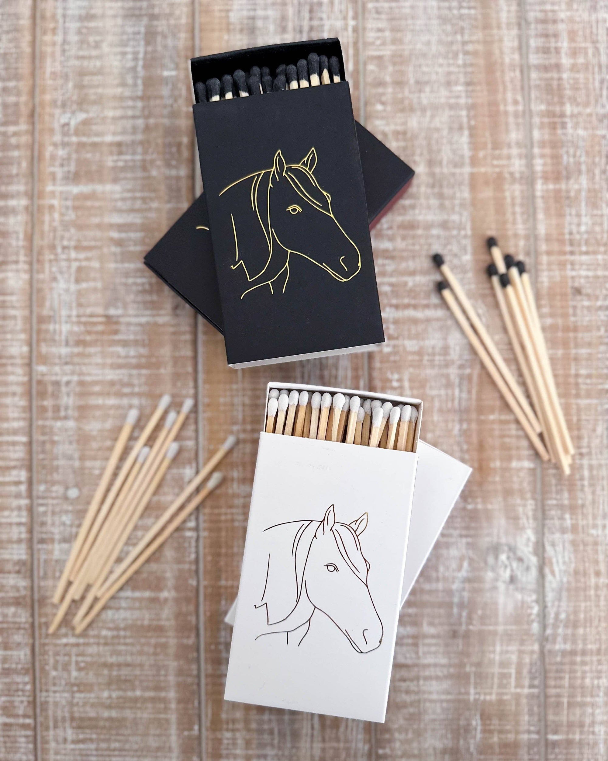 Stable Style - Black Oversized Horse Head Matches