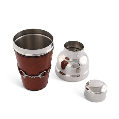 Vagabond House - Premium Genuine Leather Equestrian Bit Cocktail Shaker