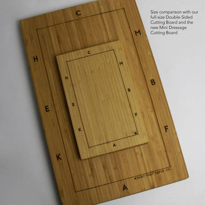 Hunt Seat Paper Co. - Mini Dressage Cutting Board - Equestrian Horse Gifts + Decor