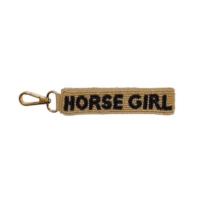 Tucker Tweed Equestrian - Beaded Bag Charm/Keychain