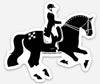 Horse Hollow Press - Horse Magnet 3": Dressage Horse - Exceptional Equestrian