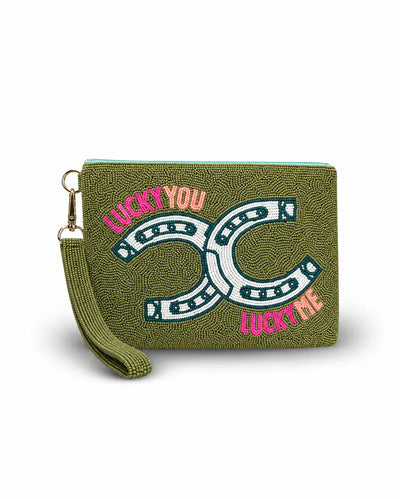 Tucker Tweed BEADED COLLECTION  - Large Beaded Pouch
