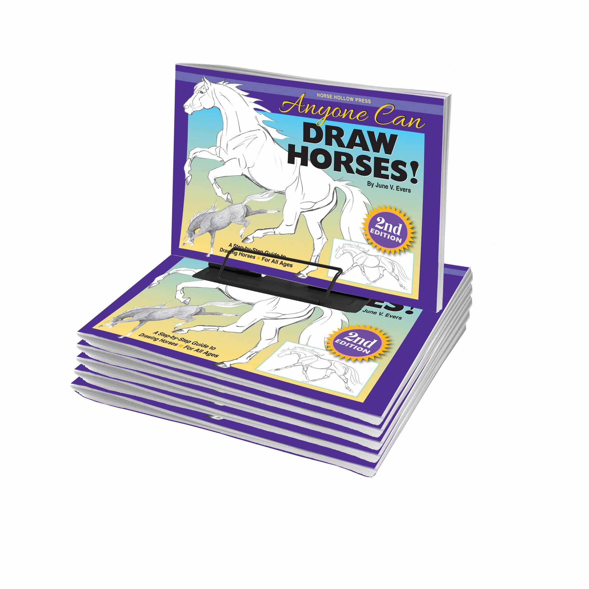 Horse Hollow Press - Art Book Animal Horse / Anyone Can Draw Horses / All ages