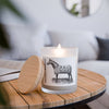 un.sus.tain.a.ble apparel - Frosted Glass Candle, 11oz - Sweater Weather