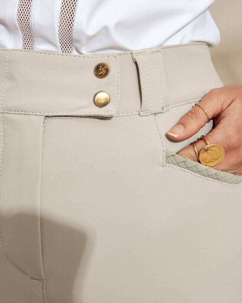 Dada Sport - Kit New - Shapewear Riding Pants with Grip - Beige - Exceptional Equestrian