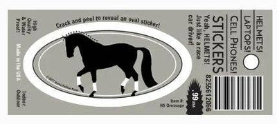 Horse Hollow Press - Horse Laptop, Cell Phone & Helmet Sticker: Dressage Passage - Exceptional Equestrian