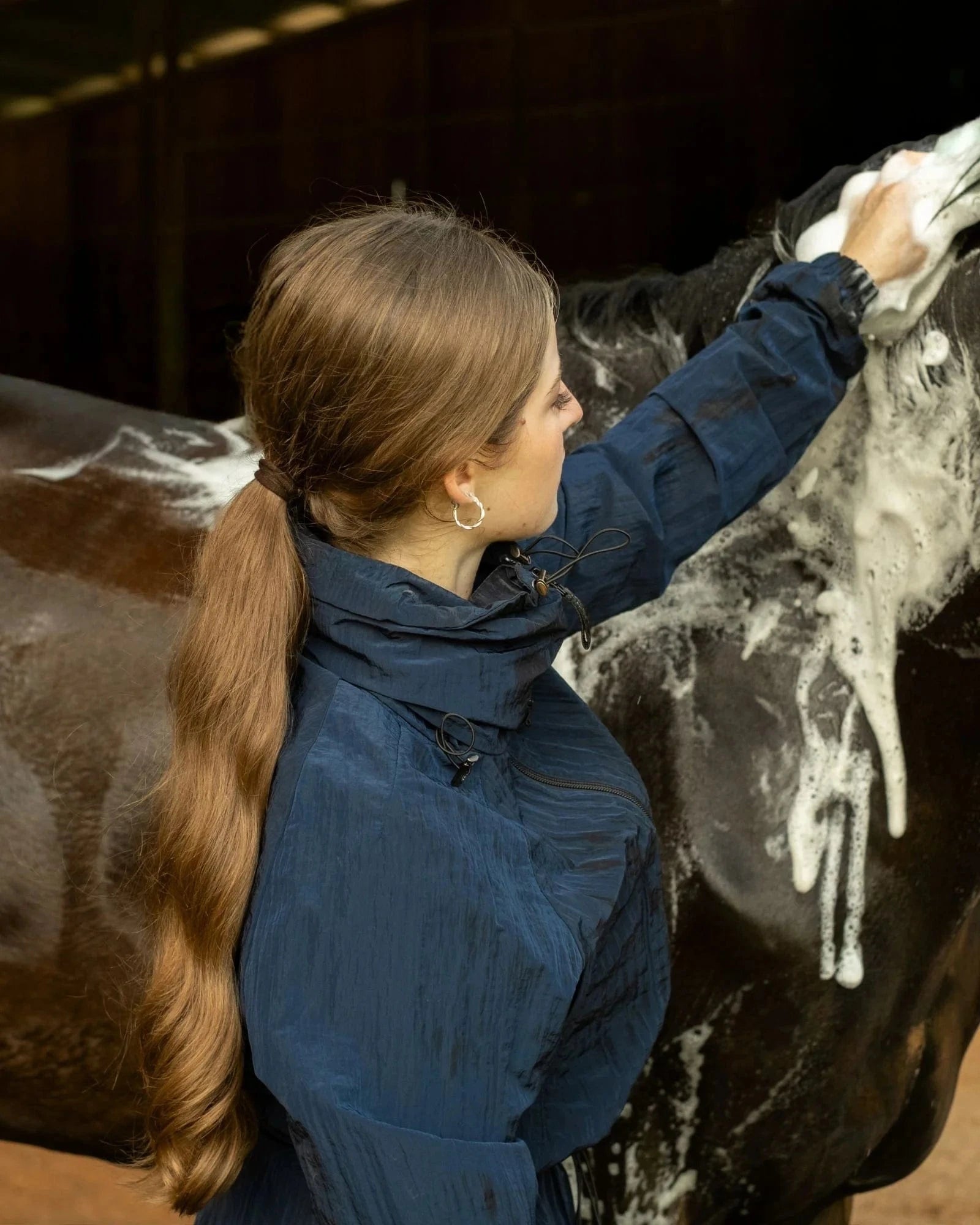 Yagya - Windproof Riding Jacket in Navy