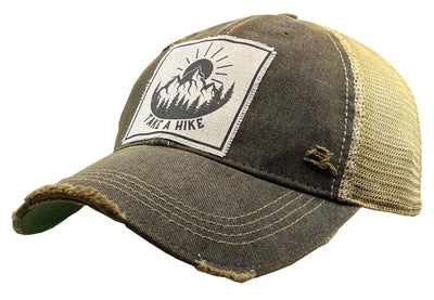 Vintage Life - Take A Hike Trucker Hat Baseball Cap - Exceptional Equestrian