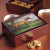 Harbor Sweets - Winston Wooden Box-Assortment of Dark Chocolates - 24 Pcs