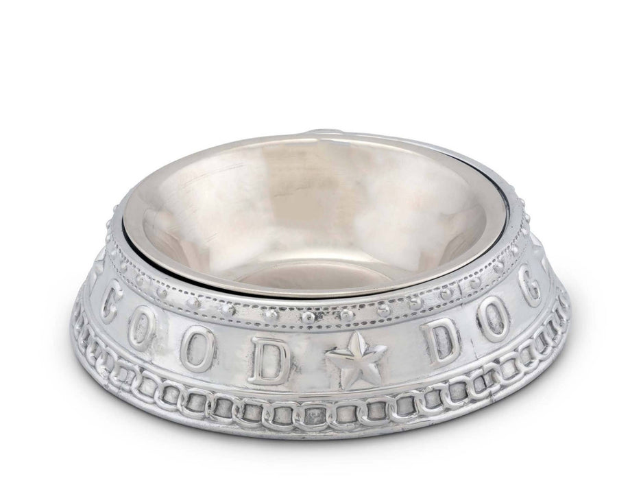 Arthur Court - Dog Feeding Bowl Good Dog Crown