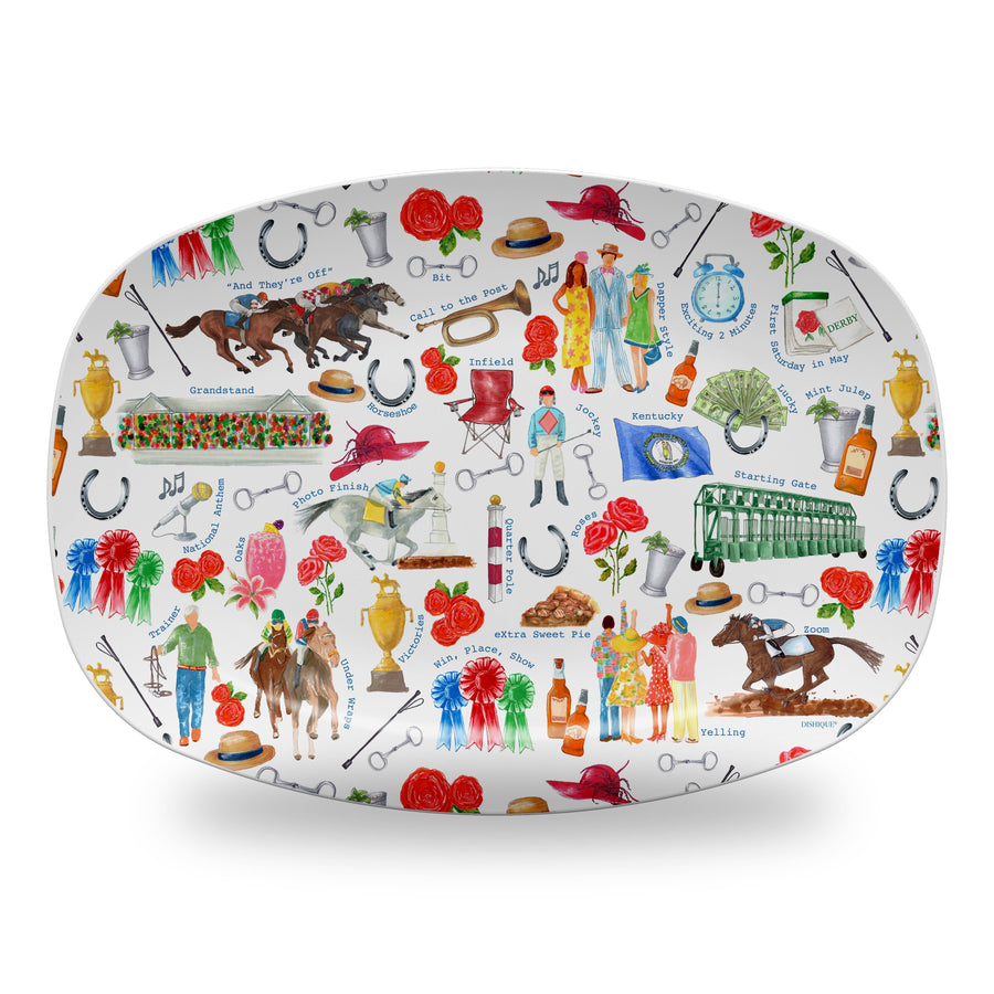 Dishique - Derby Pattern Unbreakable Platter